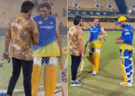 Dhoni and Raina bromance in chepauk